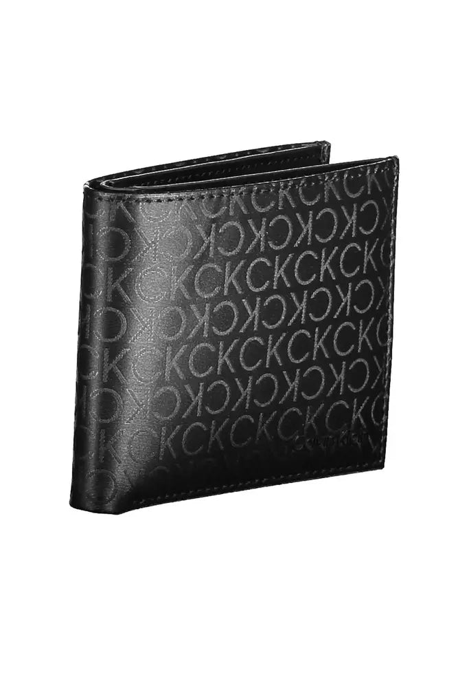 Calvin Klein Black Polyester Men Wallet