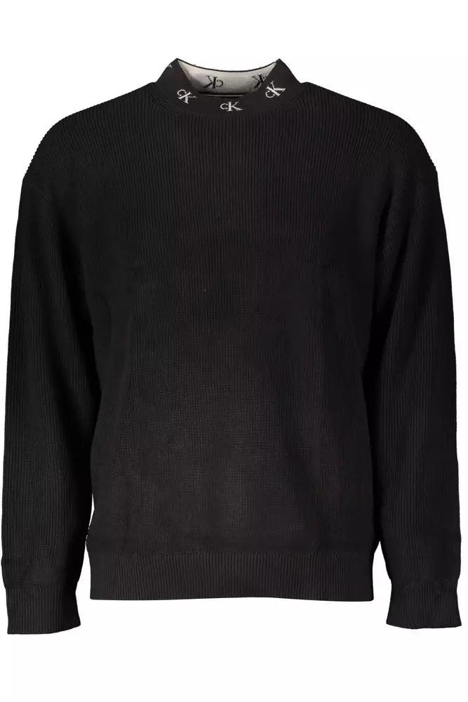 Calvin Klein Black Cotton Men Sweater