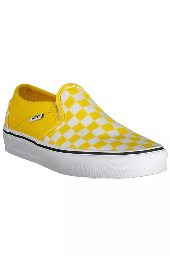 Scarpe da ginnastica sportive elastiche di colore giallo vibrante di Vans