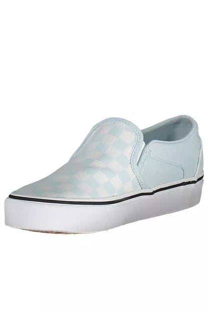 Vans Chic Scarpe da ginnastica sportive azzurre con logo in risalto