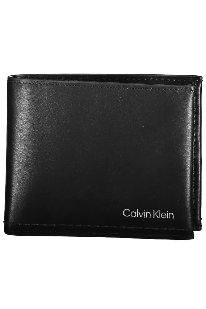 Calvin Klein Black Leather Men Wallet