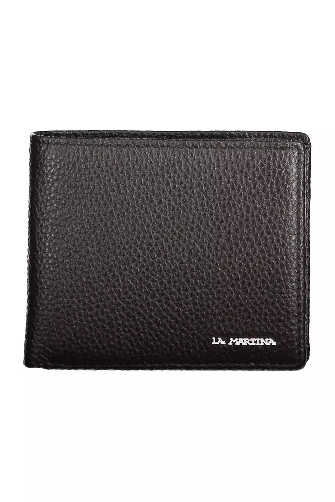 Portafoglio bifold elegante in pelle La Martina con portamonete