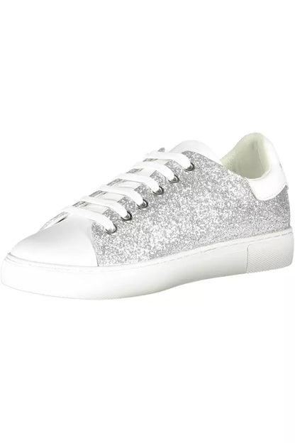 Sneakers sportive Emporio Armani Silver Lure con dettagli a contrasto