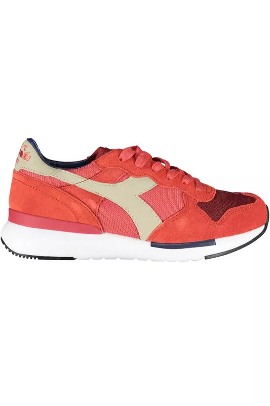 Sneakers Diadora in misto pelle rosa cipria