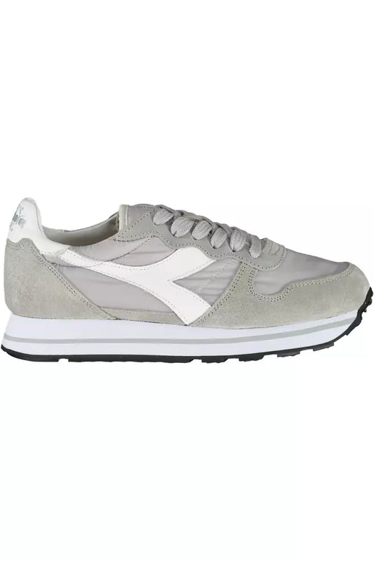 Sneakers sportive stringate Diadora eleganti grigie