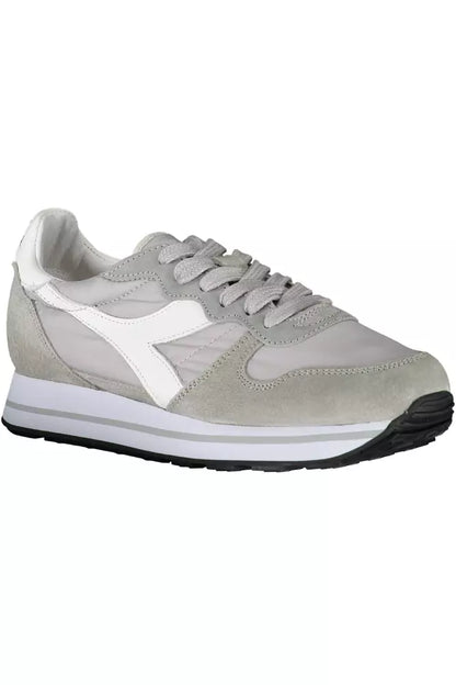 Sneakers sportive stringate Diadora eleganti grigie