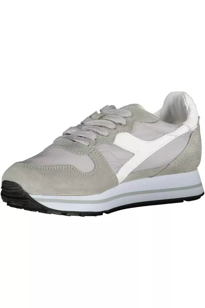 Sneakers sportive stringate Diadora eleganti grigie