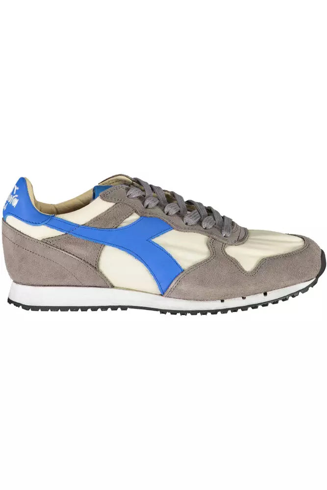 Серые кроссовки Diadora Chic из смесовой кожи