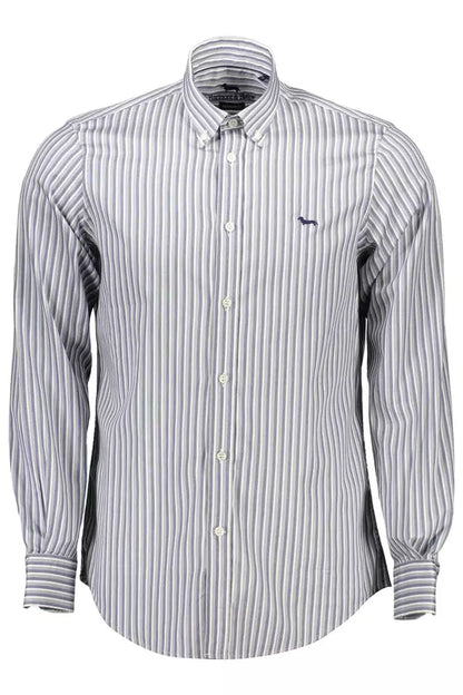 Harmont & Blaine Light Blue Cotton Men Shirt