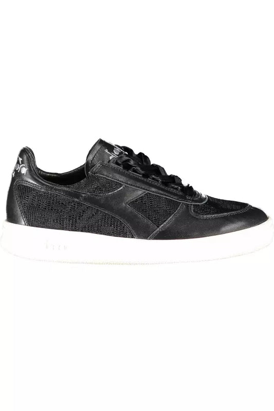 Sneakers sportive nere Diadora Chic ricamate