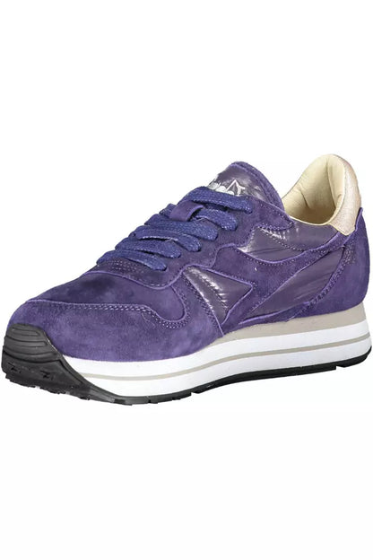 Sneakers Diadora Blu con Cristalli