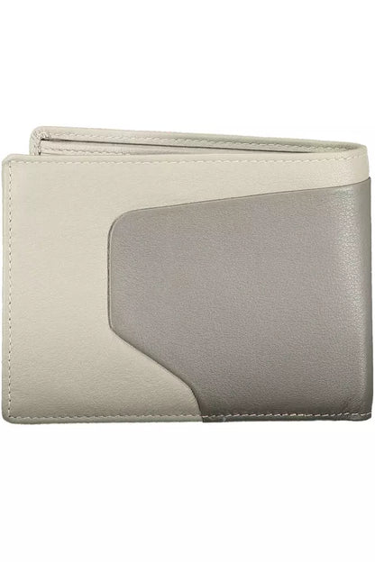 Portafoglio Piquadro Sleek Bi-Fold in pelle con blocco RFID