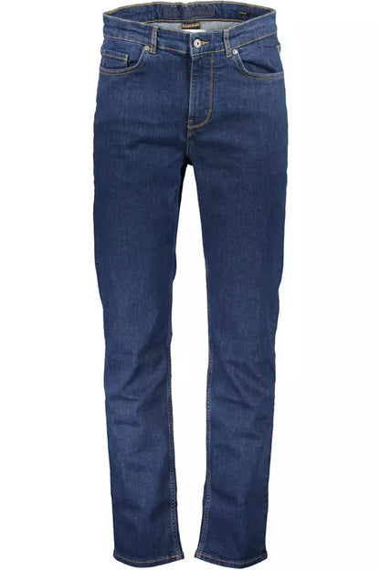 Napapijri Blue Cotton Men Jeans