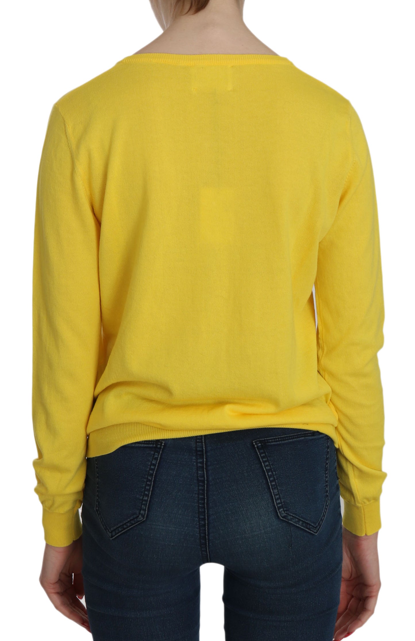 Maglione Jucca in cotone giallo radioso