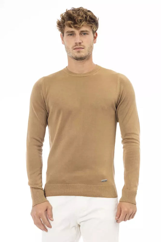 Baldinini Trend Beige Modal Maglione Uomo