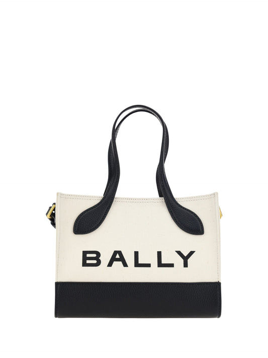 Mini borsa a mano in pelle Bally Chic a contrasto