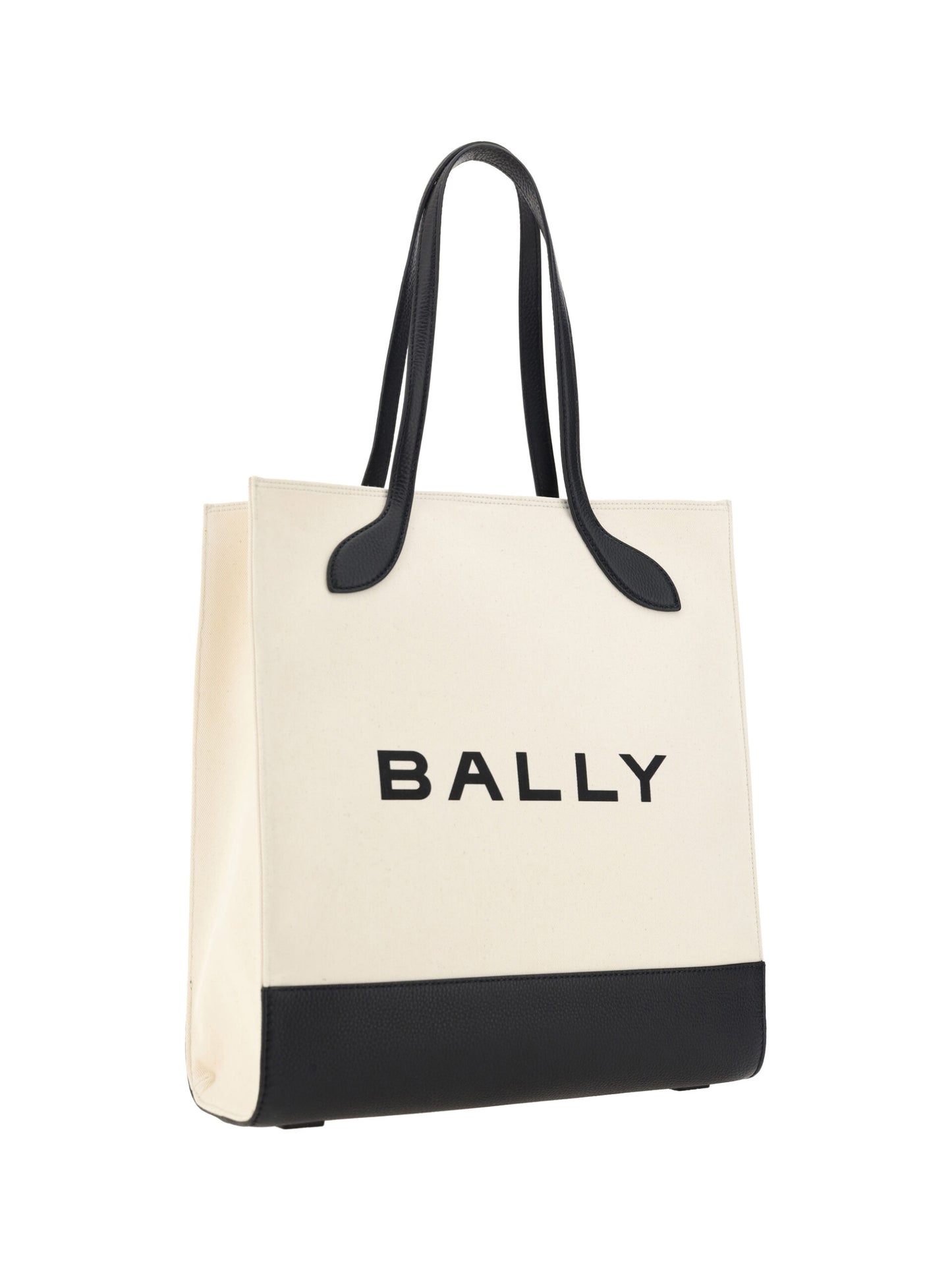 Монохромная кожаная большая сумка Bally Chic