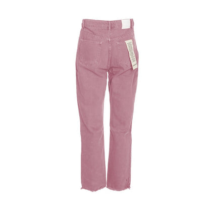 Jeans Hinnominate Chic rosa con fondo a taglio vivo