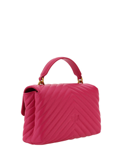 PINKO Borsa mini in pelle trapuntata rosa chic