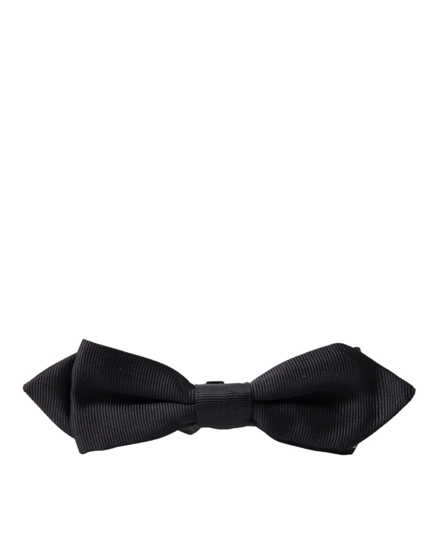 Dolce &amp; Gabbana Elegante Papillon Nero In Seta