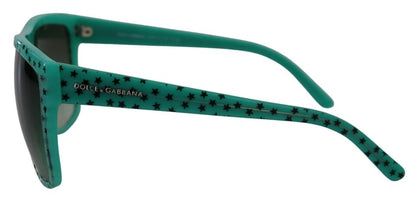 Dolce & Gabbana Chic Square Sunglasses with Star Pattern