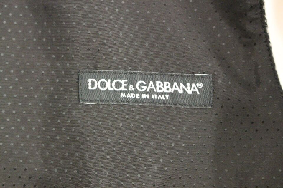 Dolce &amp; Gabbana Элегантный однобортный серый платье-жилет