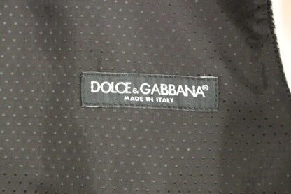 Dolce &amp; Gabbana Elegante gilet monopetto grigio