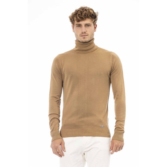 Baldinini Trend Beige Modal Maglione Uomo