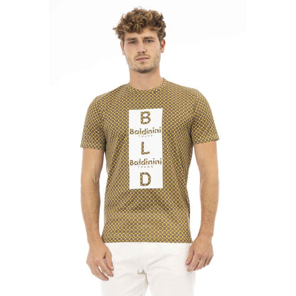 Baldinini Trend T-shirt Uomo Cotone Giallo