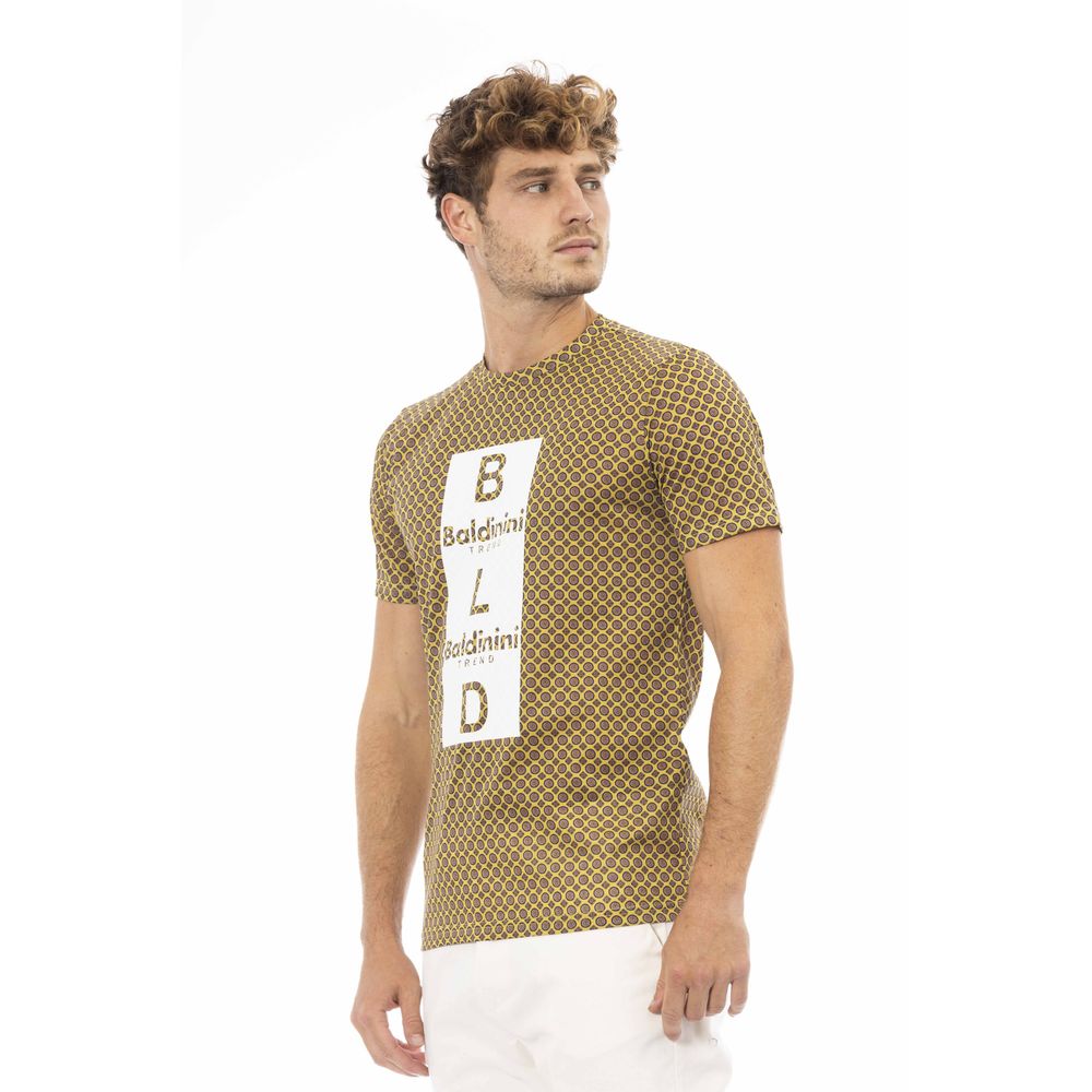 Baldinini Trend T-shirt Uomo Cotone Giallo