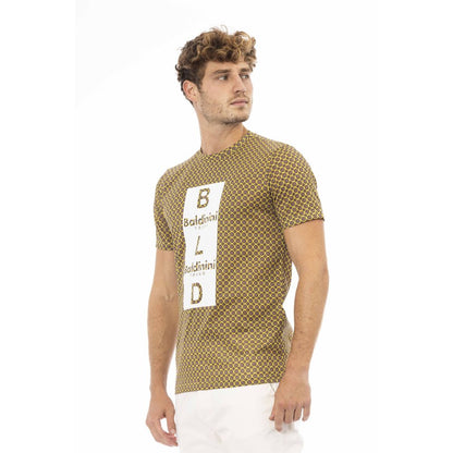 Baldinini Trend T-shirt Uomo Cotone Giallo