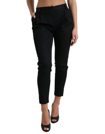 Pantaloni cropped skinny a vita alta Dolce &amp; Gabbana Chic