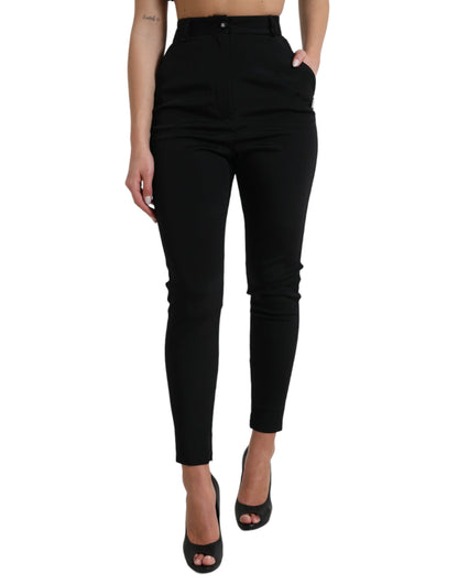 Dolce &amp; Gabbana Pantaloni skinny eleganti a vita alta