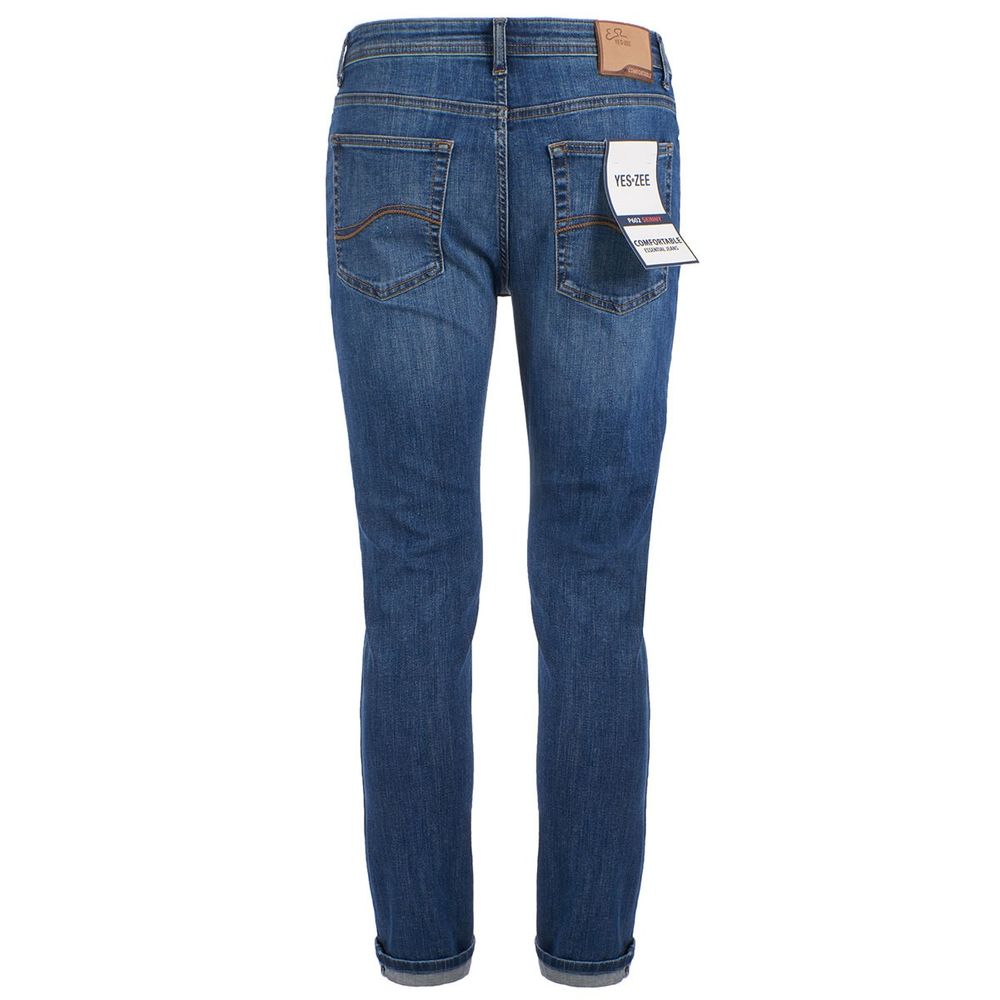 Jeans Yes Zee Chic in denim comfort con lavaggio scuro