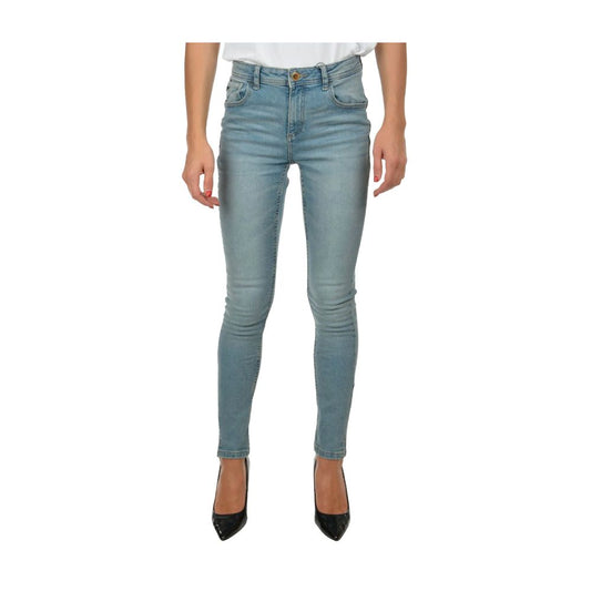 Yes Zee Chic Jeans skinny azzurro da donna