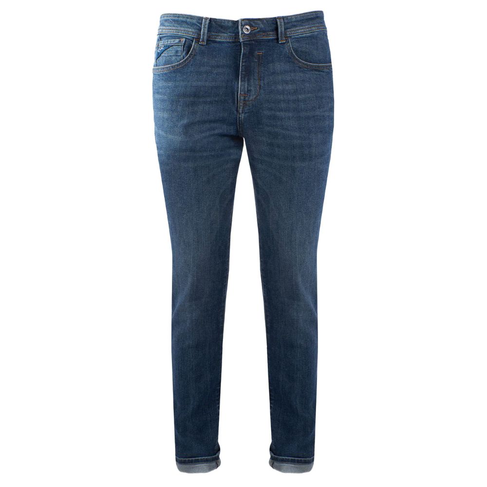 Jeans Yes Zee Chic in denim comfort con lavaggio scuro