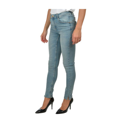 Yes Zee Chic Jeans skinny azzurro da donna