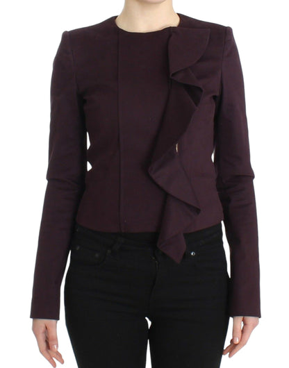 Blazer elegante in misto cotone viola GF Ferre