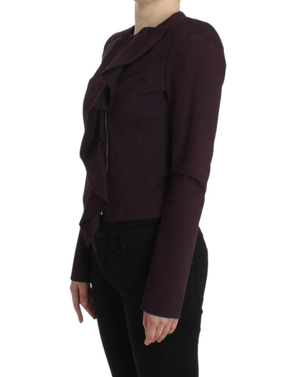 Blazer elegante in misto cotone viola GF Ferre