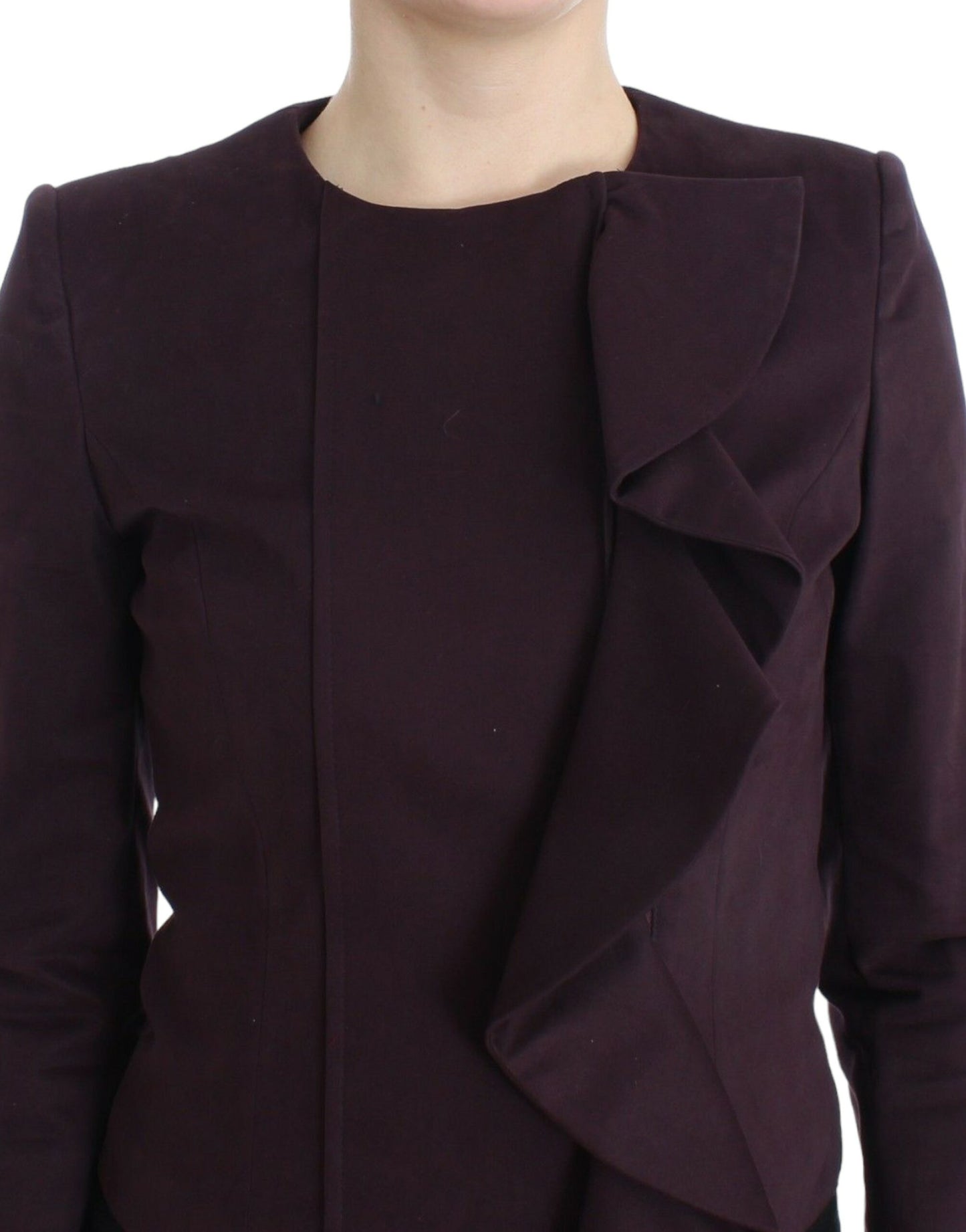 Blazer elegante in misto cotone viola GF Ferre