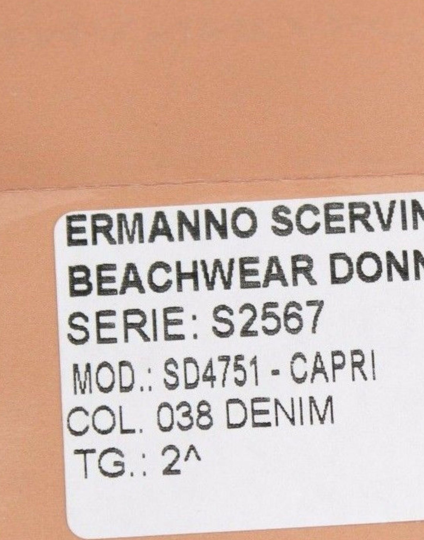 Ermanno Scervino Jeans Capri blu chic per estati eleganti