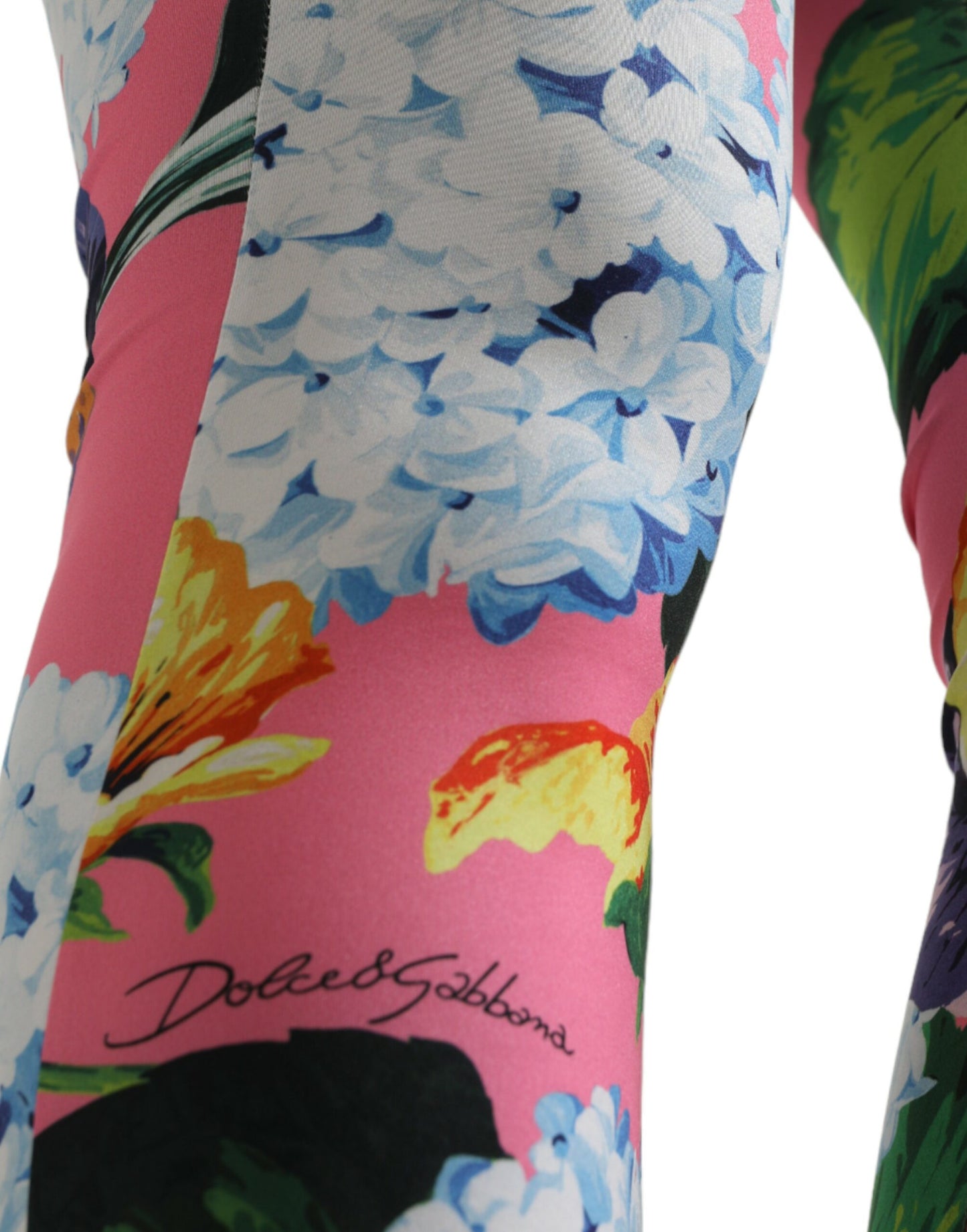 Dolce &amp; Gabbana Squisiti leggings floreali a vita alta