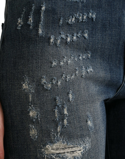 Dolce &amp; Gabbana Jeans eleganti in denim elasticizzato a vita alta