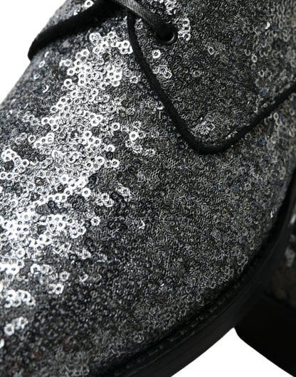 Dolce &amp; Gabbana Squisite scarpe derby con paillettes