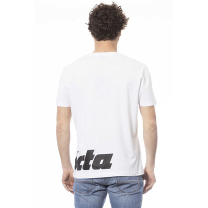 T-shirt da uomo in cotone bianco Invicta