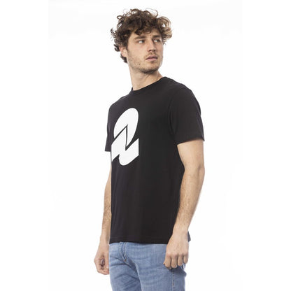 T-shirt da uomo in cotone nero Invicta