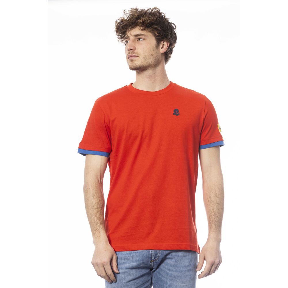 T-shirt da uomo in cotone rosso Invicta