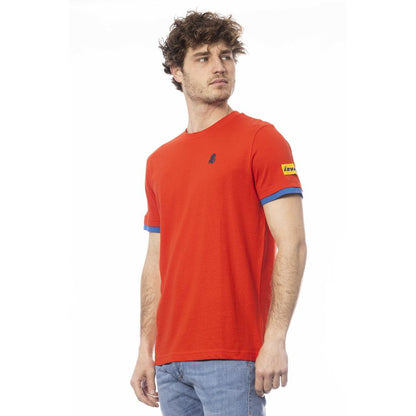 T-shirt da uomo in cotone rosso Invicta