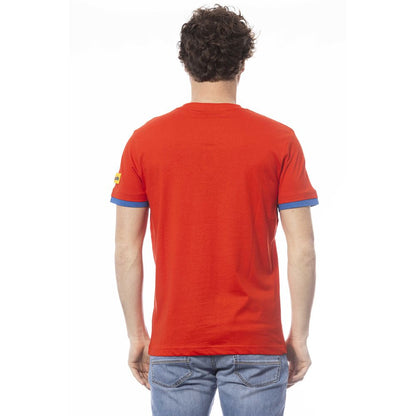 T-shirt da uomo in cotone rosso Invicta