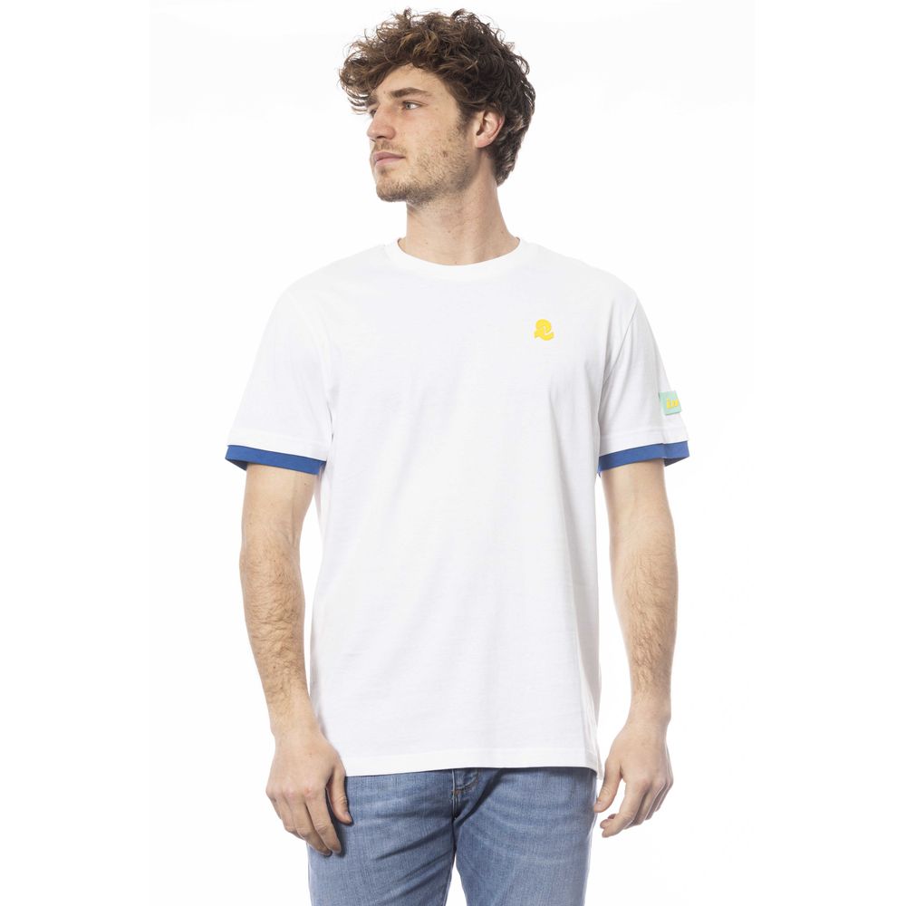 Invicta White Cotton Men T-Shirt